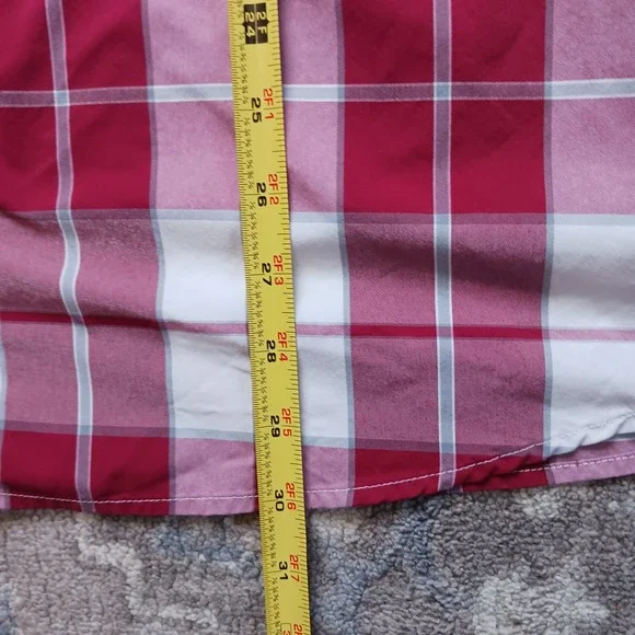 Patagonia Button Up Shirt Men's XL Red Plaid Breathable Short Sleeve, Causal - Picture 4 of 8